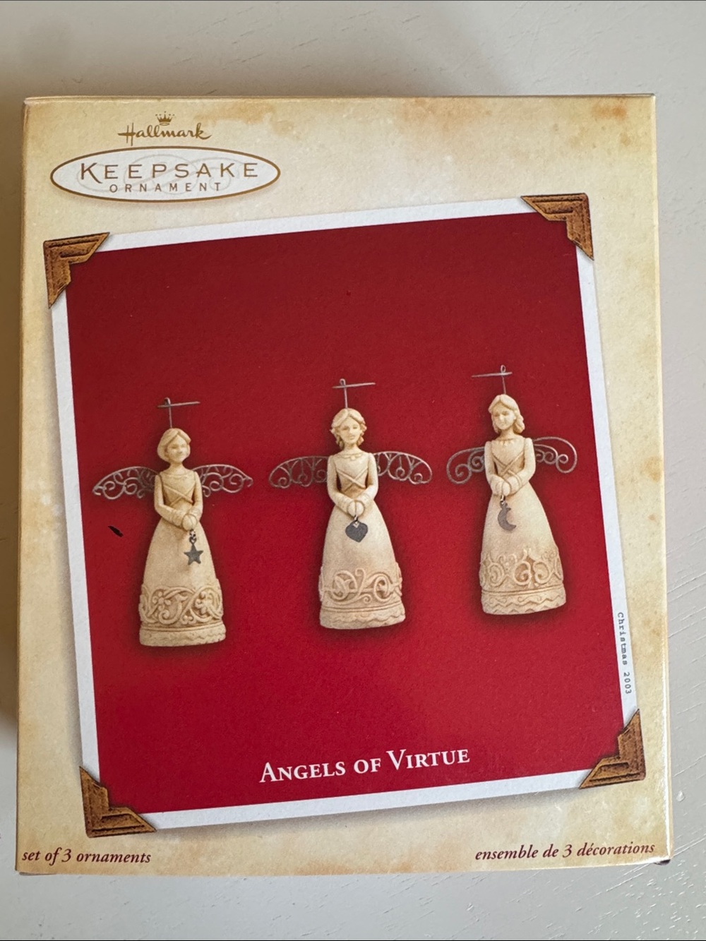 Hallmark Boho Angels of Virtue Ornament Set